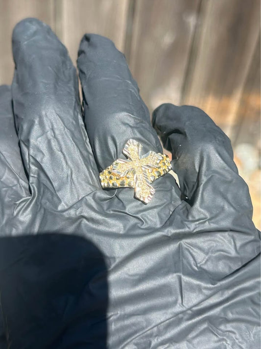 Nugget Cross Ring GF
